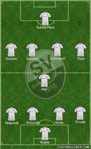 SV Sandhausen Formation 2016
