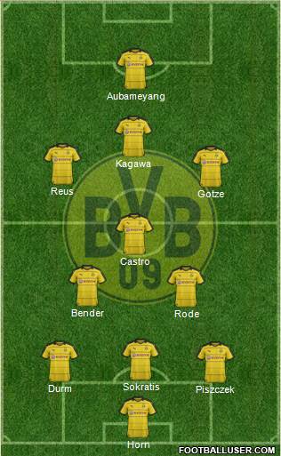 Borussia Dortmund Formation 2016