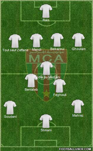 Mouloudia Club d'Alger Formation 2016