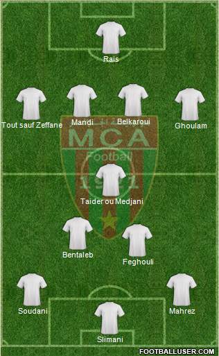 Mouloudia Club d'Alger Formation 2016