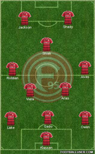 Fortuna Düsseldorf Formation 2016