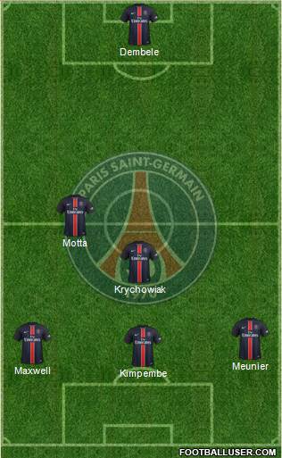 Paris Saint-Germain Formation 2016