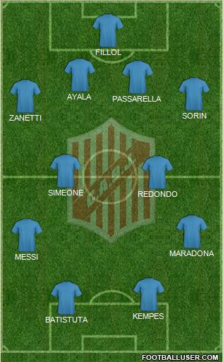9 de Julio Formation 2016