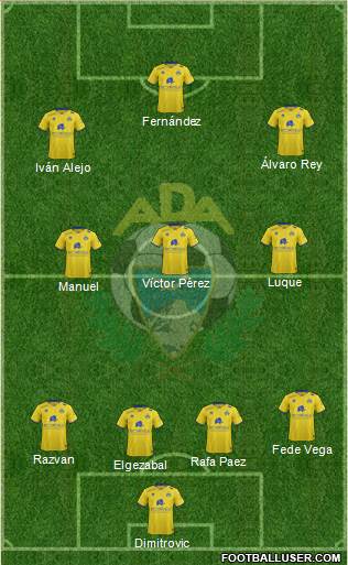 A.D. Alcorcón Formation 2016