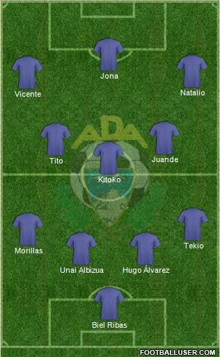 A.D. Alcorcón Formation 2016