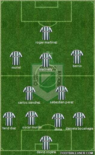 CDC Atlético Nacional Formation 2016