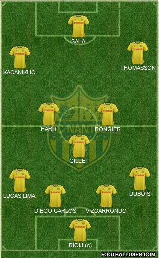 FC Nantes Formation 2016