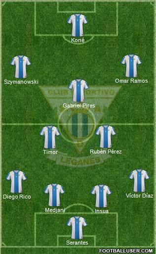C.D. Leganés S.A.D. Formation 2016