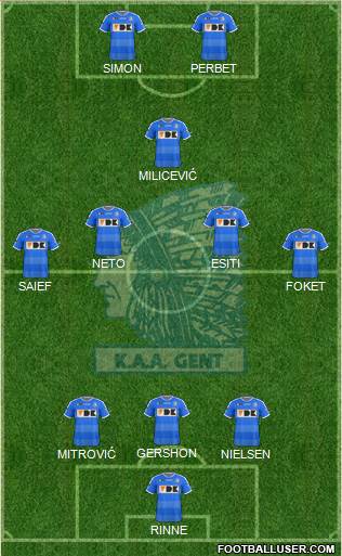 KAA Gent Formation 2016