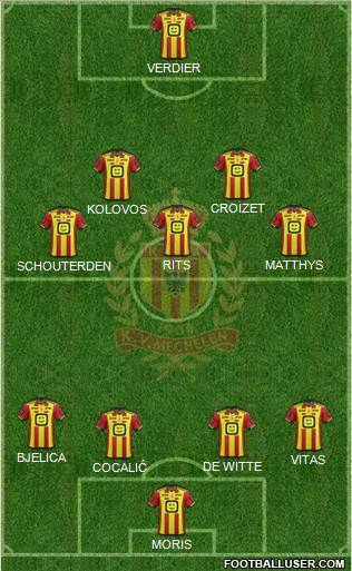 Yellow Red KV Mechelen Formation 2016