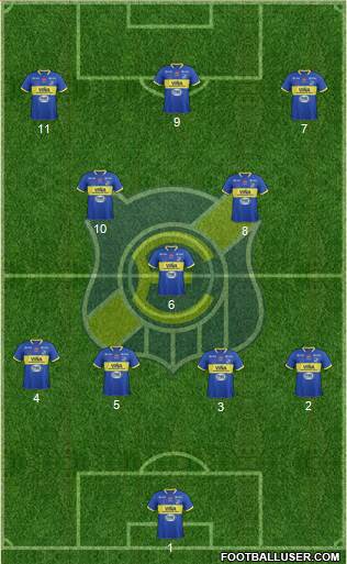 CD Everton de Viña del Mar S.A.D.P. Formation 2016