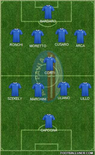 Pavia Formation 2016