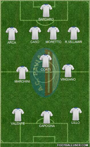 Pavia Formation 2016