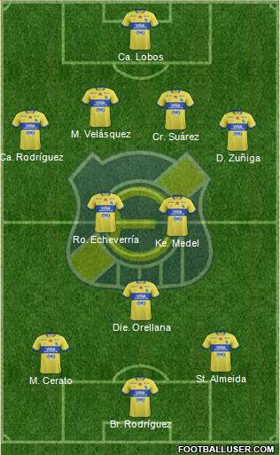 CD Everton de Viña del Mar S.A.D.P. Formation 2016