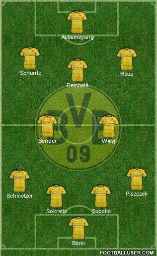 Borussia Dortmund Formation 2016