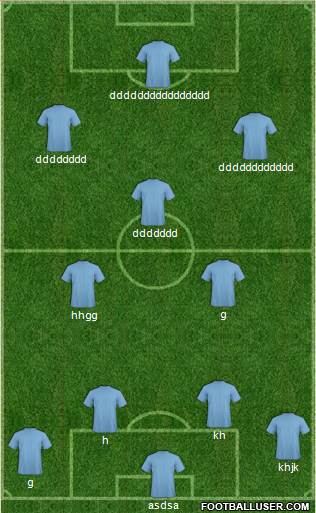 KF Ulpiana football formation