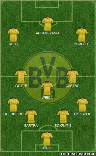 Borussia Dortmund Formation 2016
