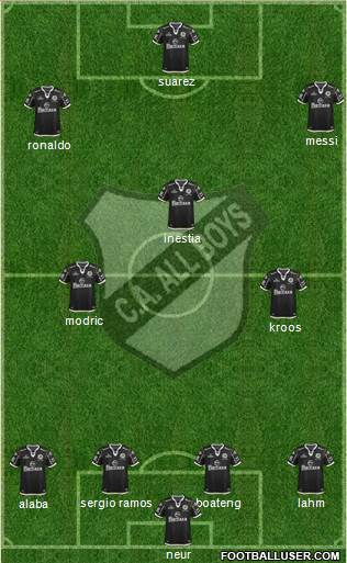All Boys Formation 2016