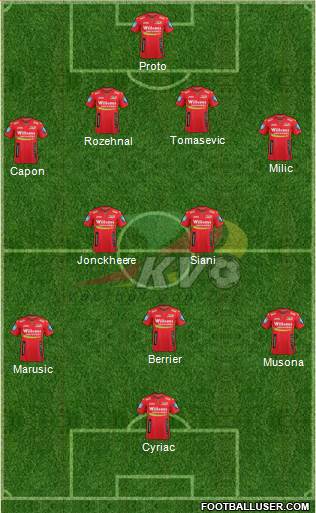 KV Oostende Formation 2016