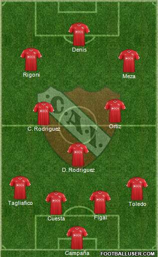 Independiente Formation 2016