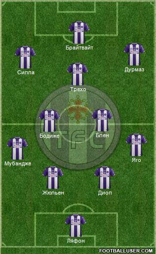 Toulouse Football Club Formation 2016