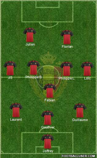 Belgium Formation 2016