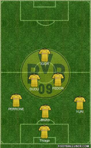 Borussia Dortmund Formation 2016