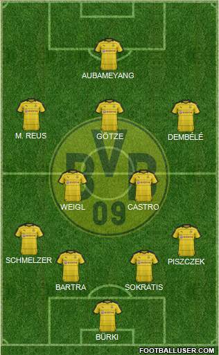 Borussia Dortmund Formation 2016