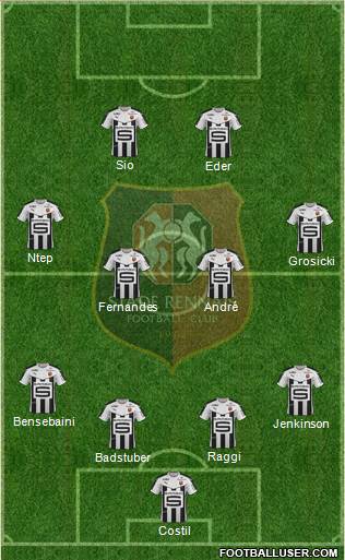 Stade Rennais Football Club Formation 2016