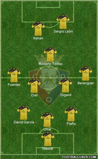 C. At. Osasuna Formation 2016