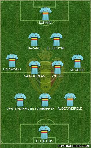 Belgium Formation 2016