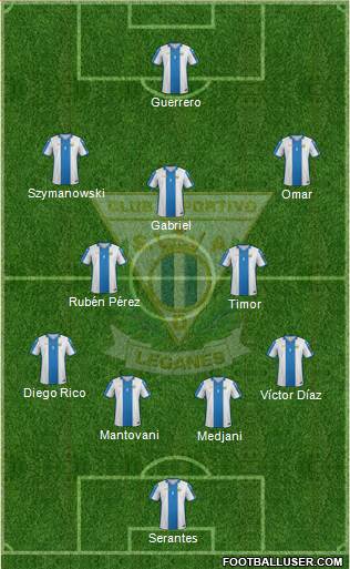 C.D. Leganés S.A.D. Formation 2016