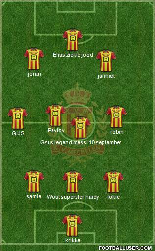 Yellow Red KV Mechelen Formation 2016
