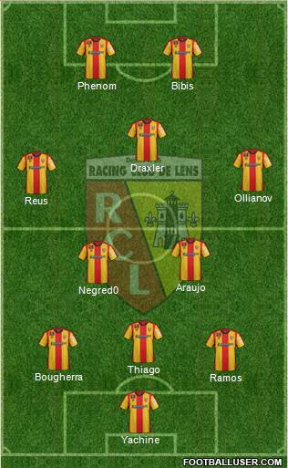 Racing Club de Lens Formation 2016