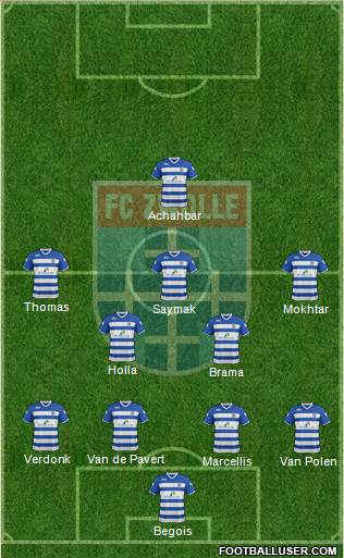 FC Zwolle Formation 2016