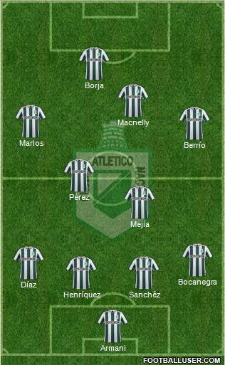 CDC Atlético Nacional Formation 2016