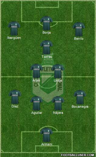 CDC Atlético Nacional Formation 2016