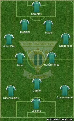 C.D. Leganés S.A.D. Formation 2016