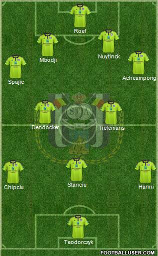 RSC Anderlecht Formation 2016