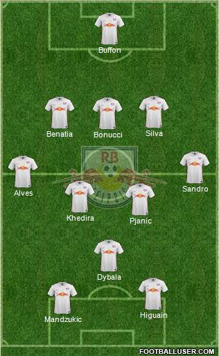 RasenBallsport Leipzig Formation 2016