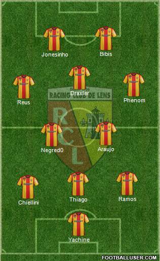 Racing Club de Lens Formation 2016