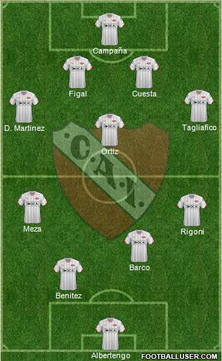 Independiente Formation 2016