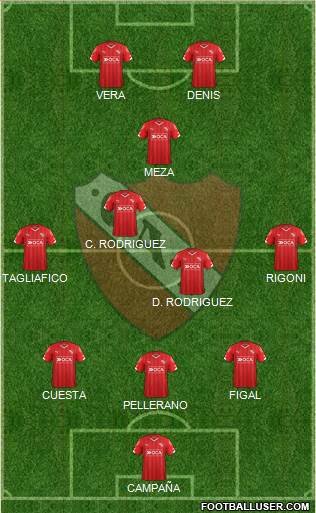 Independiente Formation 2016
