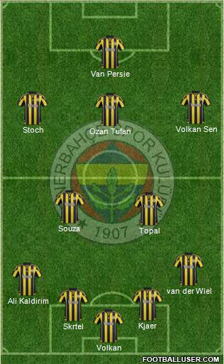 Fenerbahçe SK Formation 2016