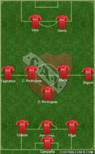Independiente Formation 2016