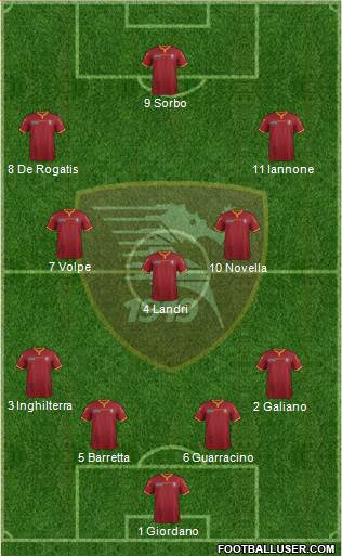 Salernitana Formation 2016