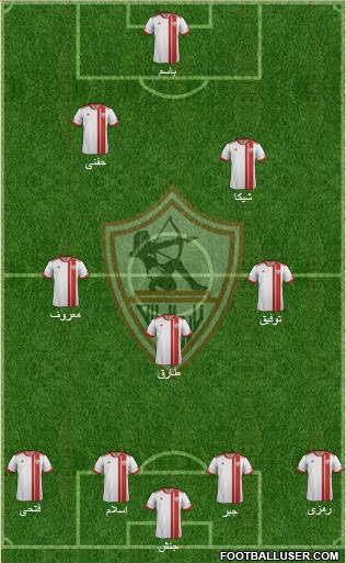 Zamalek Sporting Club Formation 2016