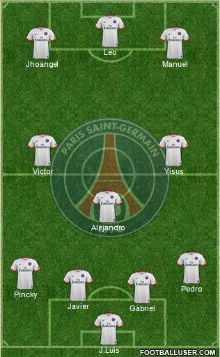 Paris Saint-Germain Formation 2016