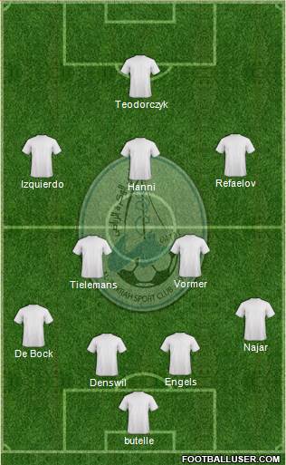 Al-Wakra Sports Club Formation 2016