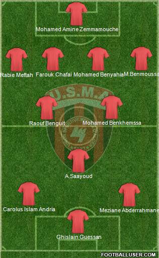 Union Sportive de la Médina d'Alger Formation 2016